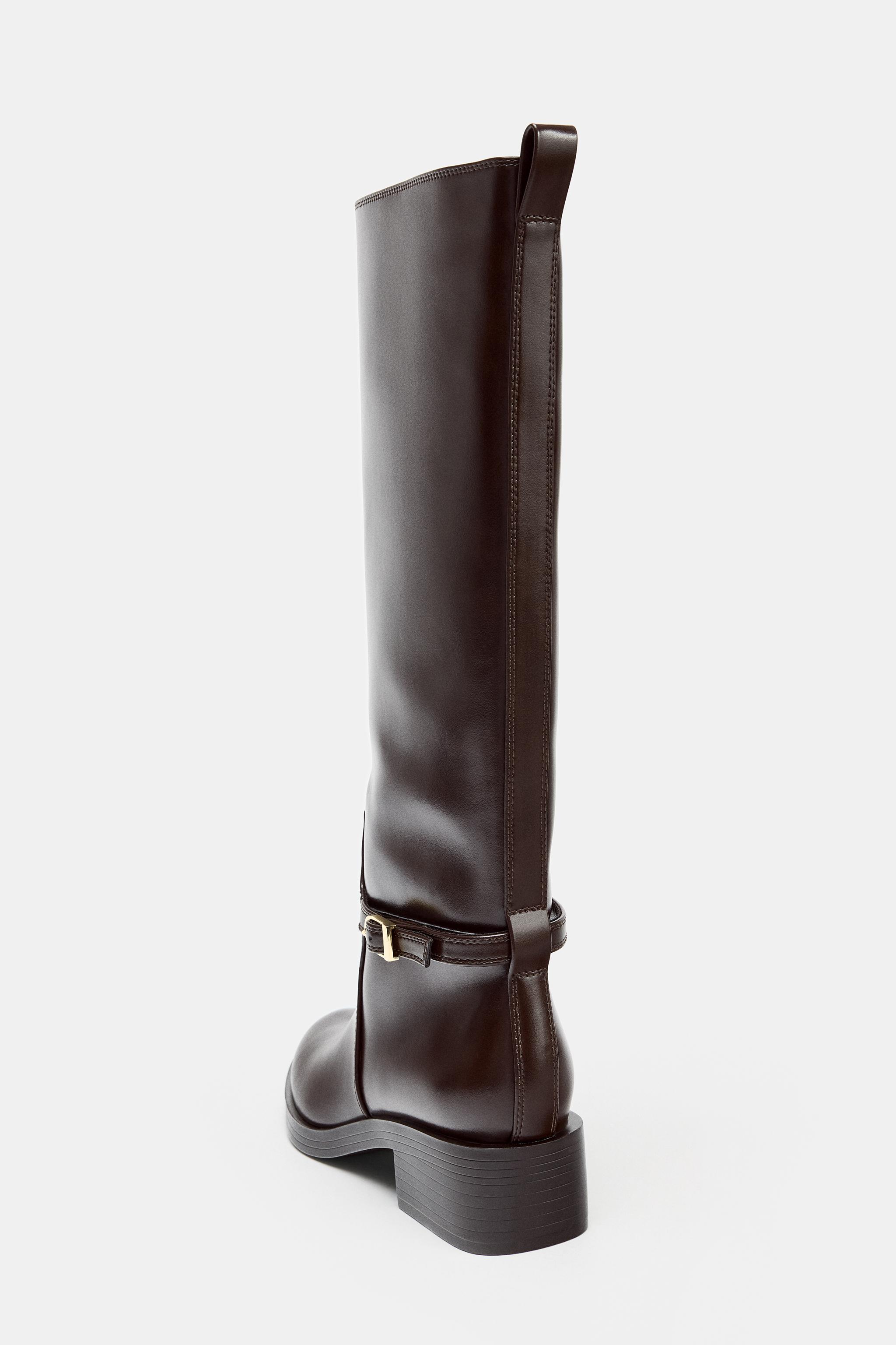 HEELED RIDING BOOTS